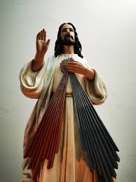 3D statue of the Divine Mercy